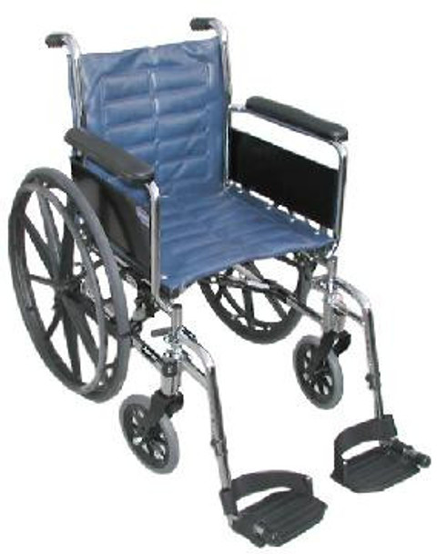 Tracer EX2 with fixed arms wheelchair now has Silver Vein frame color with Black vinyl upholstery