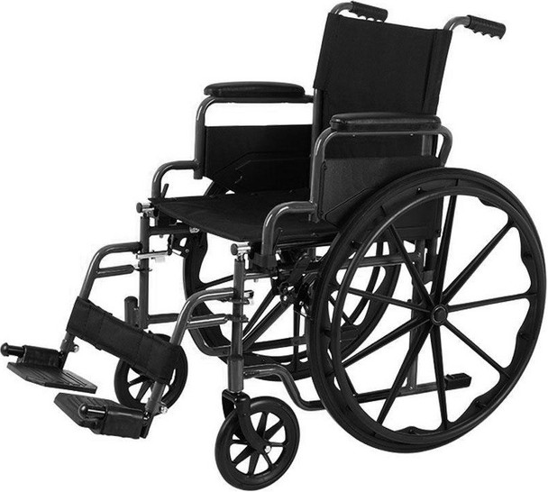 Flow K1 wheelchair with footrests