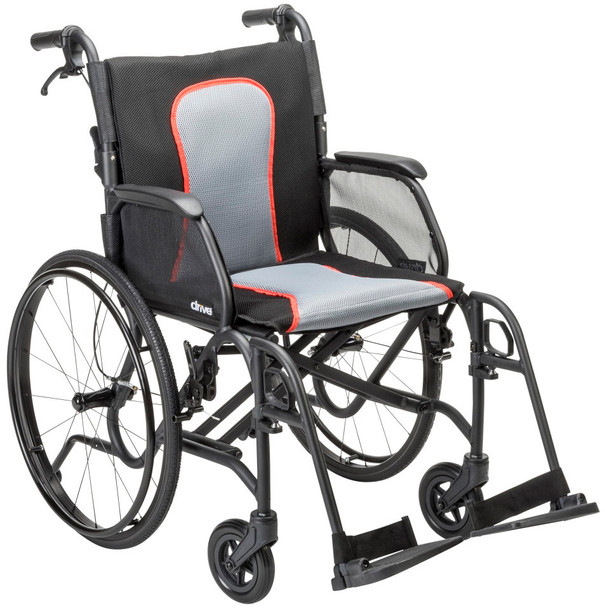 AeroFly Ultra Lite Wheelchair black frame AeroFly Ultra Lite Wheelchair black frame