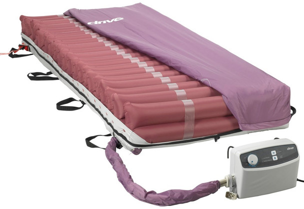 Drive 14027 Med Aire Alternating Pressure Mattress System with cover partially removed