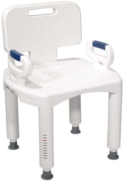 Premium Bath or Shower Chair with Arms & Back RTL12505 by Drive
