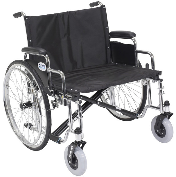 Sentra EC Extra Wide Bariatric Wheelchair shown without front rigging