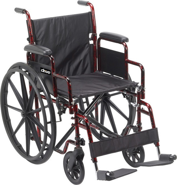 Rebel Compact Folding Wheelchair RTLREB18DDA-SF by Drive