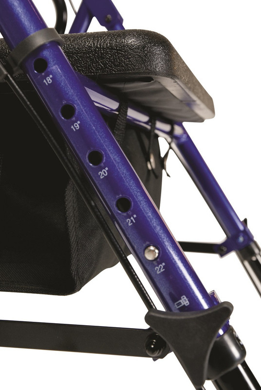 Lumex RJ4700 Set N Go Adjustable Height Rollator