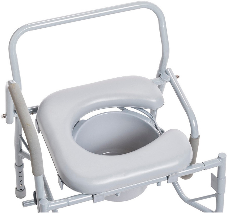 Drive 11125PSKD Padded Seat Drop Arm Commode