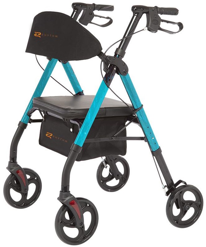 Royal 812U Deluxe Universal Height Walker Rollator by Lifestyle