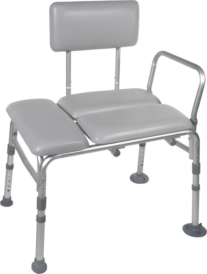 Drive 12005KD 1 Transfer Padded Bath Tub Bench