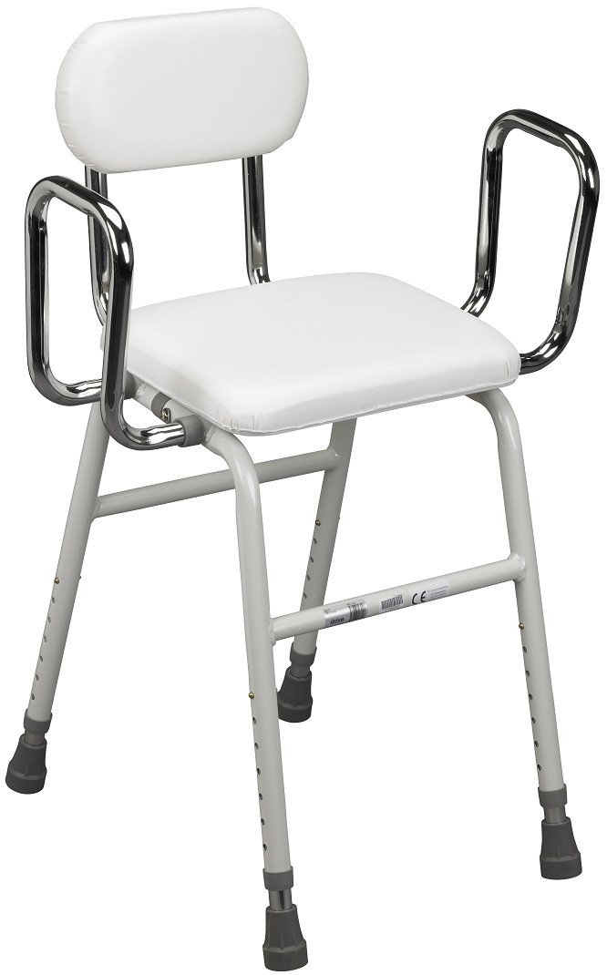 A型スツール　H Drive 12455 All Purpose Stool Adjustable w/ Arms Tall