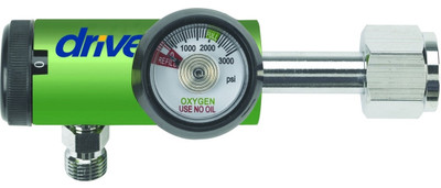 Drive 18304GN 15 LPM Oxygen Regulator 540 with Contents Gauge