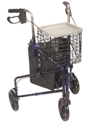 Drive 10289 Deluxe 3 Wheel Aluminum Walker