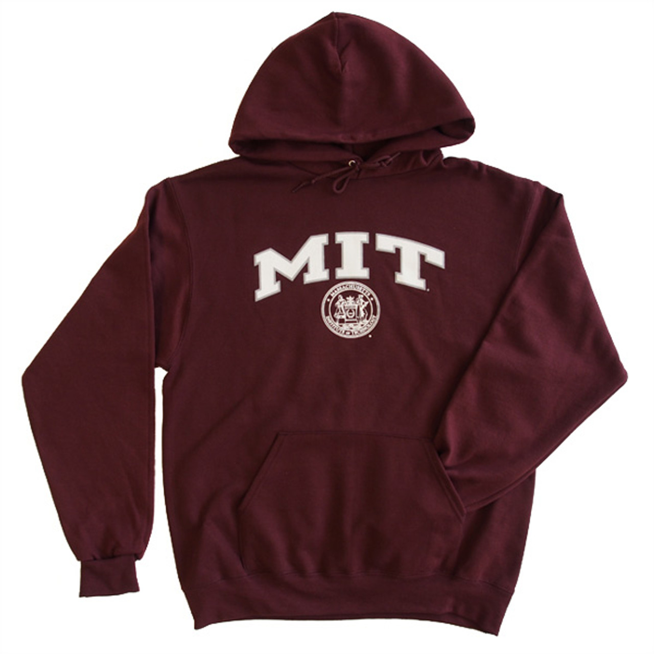 logo and MIT seal with hoodie