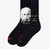 Black socks with image of Albert Einstein and Relativity formula