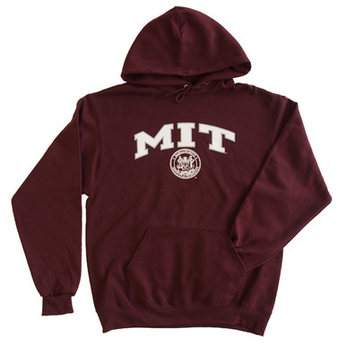 with MIT logo hoodie seal and