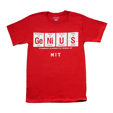 Genius periodic table name shirt, Zazzle