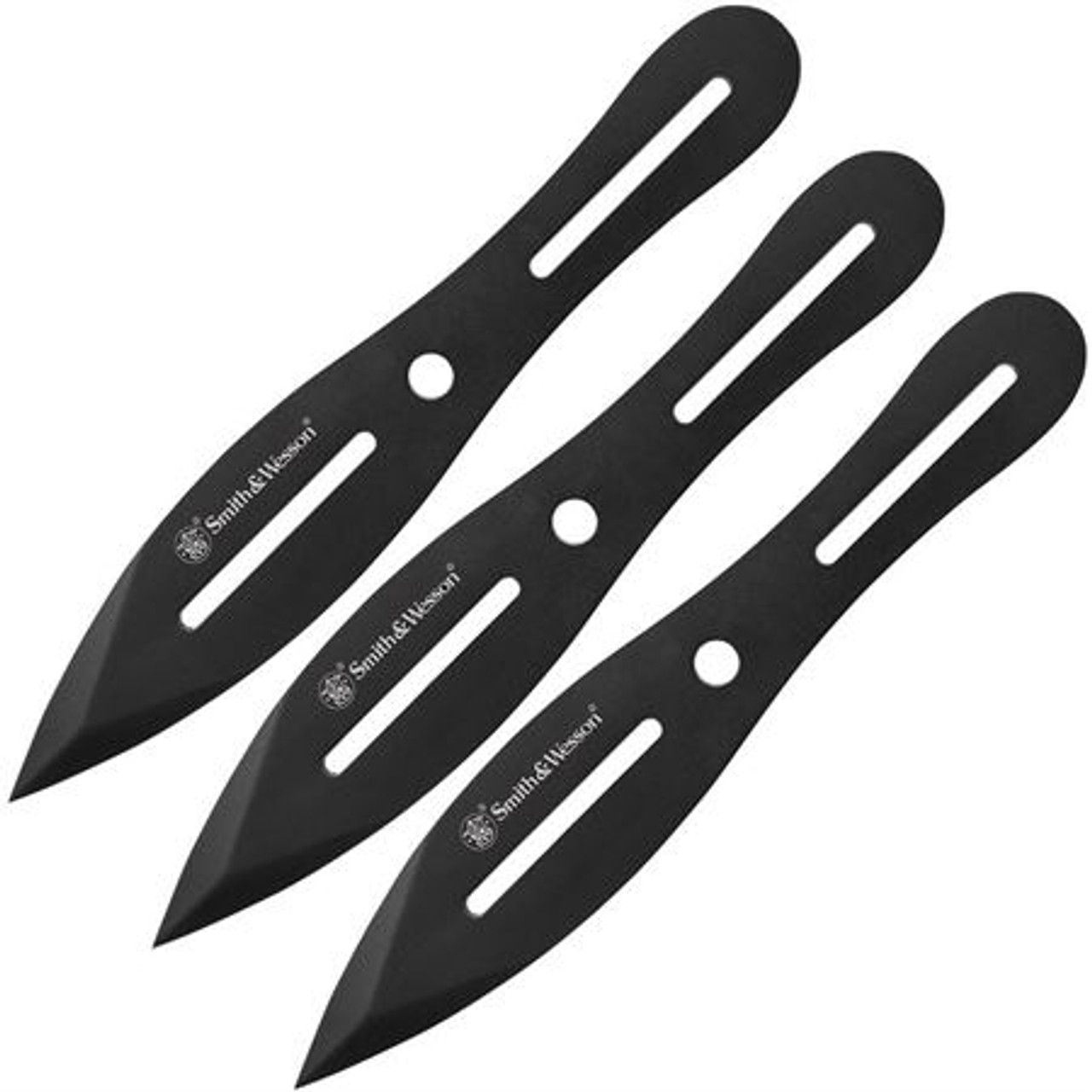 Smith & Wesson® Bullseye 8 Throwing Knives, 3-Pack Black