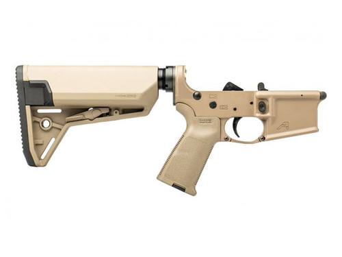 Aero Precision AR15 Complete Lower Receiver w/ FDE MOE Grip & SL-S Carbine Stock FDE APAR501197