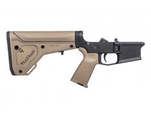 Aero Precision M4E1 Complete Lower Receiver w/ FDE MOE Grip & UBR GEN2 Carbine Stock Anodized APAR600124