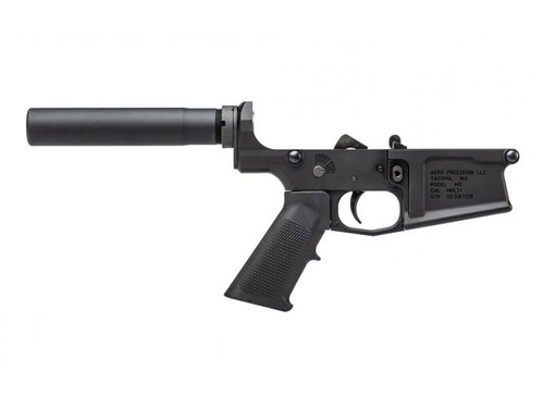 Aero Precision M5 Pistol Complete Lower Receiver w/ A2 Grip No Brace Anodized Black APAR308034