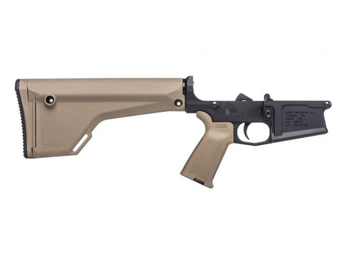 Aero Precision M5 Complete Lower Receiver w/ FDE MOE Grip & Fixed Rifle Stock Anodized APAR308225