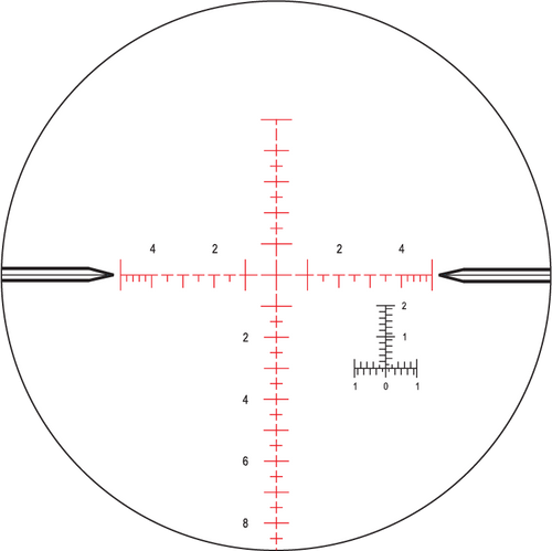 Nightforce ATACR 5-25X56mm F1 ZeroStop™ .1 Mil-Radian DigIllum™ PTL Mil-R™