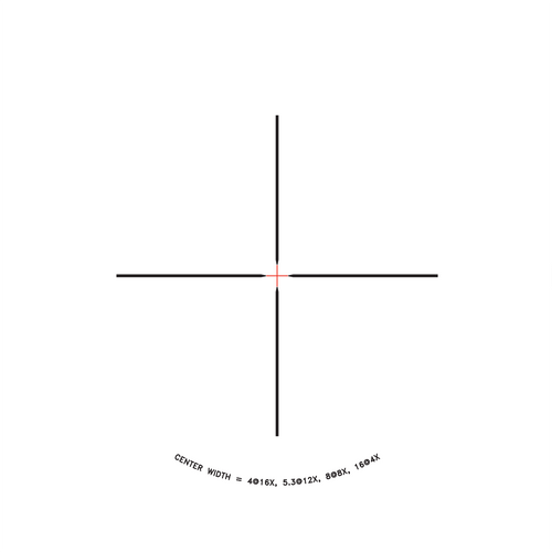 Trijicon Credo HX 4-16x50 Second Focal Plane (SFP) Riflescope CRHX1650-C-2900005