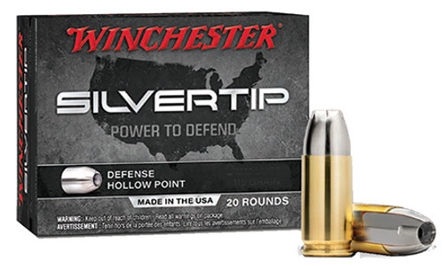 Winchester Silvertip 45 Colt 225 Grain Jacket Hollow Point W45CST