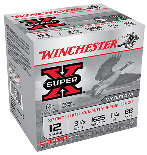 Winchester Super X Xpert High Velocity 12 GA 1 1/4 oz BB Shot WEX12LMBB