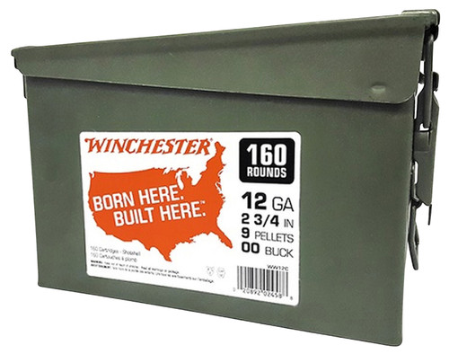 Winchester USA 12 GA 9 Pellets 00 Buck Shot WW12C