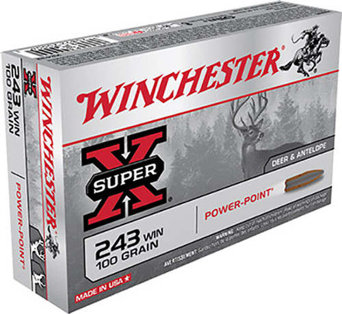 Winchester Super X 243 Win 100 Grain Power-Point X2432