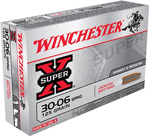 Winchester Super X 30-06 Springfield 125 Grain Jacketed Soft Point X30062