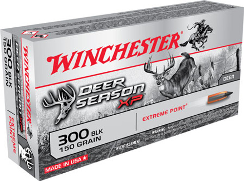 Winchester Deer Season XP 300 Blackout 150 Grain Extreme Point X300BLKDS