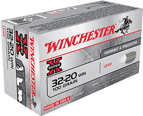 Winchester Super X 32-20 Win 100 Grain Lead X32201