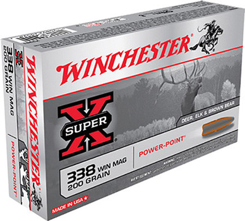 Winchester Super X 338 Win Mag 200 Grain Power-Point X3381