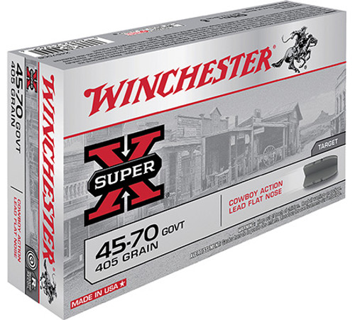 Winchester Super X Cowboy Action 45-70 Govt 405 Grain Lead Flat Nose X4570CB