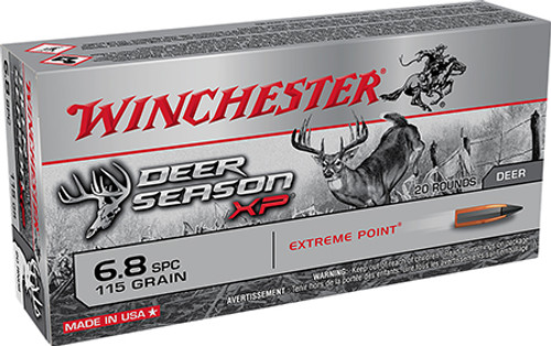 Winchester Deer Season XP 6.8 SPC 115 Grain Extreme Point X68SPCDS