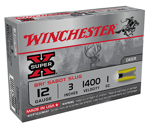 Winchester Super X 12 GA 1 oz BRI Sabot Slug Shot XRS123
