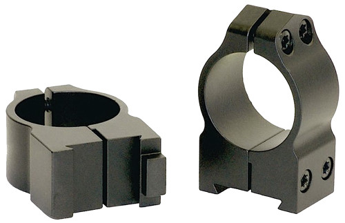 Warne Maxima CZ 550/557 Scope Rings Medium 1" Black Steel 1BM