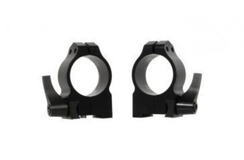 Warne Maxima QD CZ 550/557 Scope Rings Medium 30mm Black Steel 14BLM