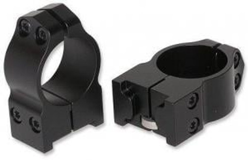Warne Maxima Ruger No.1 Scope Rings High 1" Black Steel 2RM