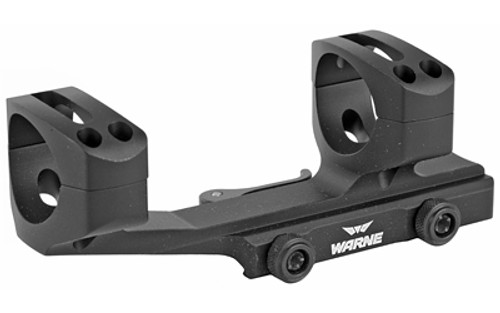 Warne X-SKEL Extended Cantilever Mount 30mm For AR Platform- 1.43" Black QDXSKEL30TW