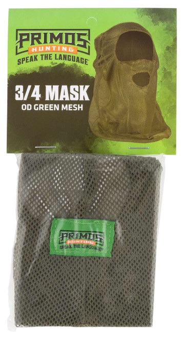 Primos 3/4 Mesh Face Mask OD Green PS6662