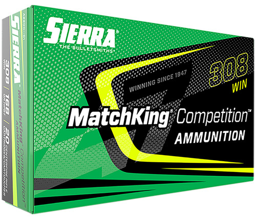 Sierra MatchKing 308 Win 168 Grain Sierra MatchKing BTHP A220001