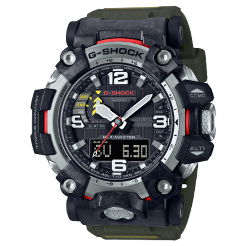 G-Shock Tactical Mudmaster Solar Powered Analog-Digital Watch Green GWG2000-1A3