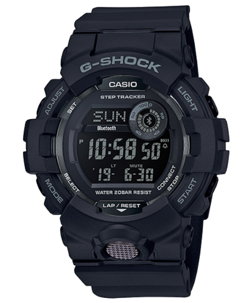 G-Shock Tactical Move Power Trainer Digital Watch All Black GBD800-1B