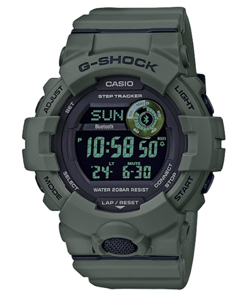 G-Shock Tactical Move Power Trainer Digital Watch Green GBD800UC-3