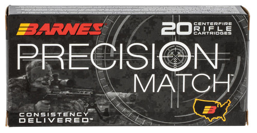 Barnes Precision Match 5.56 NATO 85 Grain Open Tip Match Boat Tip 30848