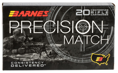 Barnes Precision Match 300 Win Mag 220 Grain Open Tip Match Boat-Tail 30740