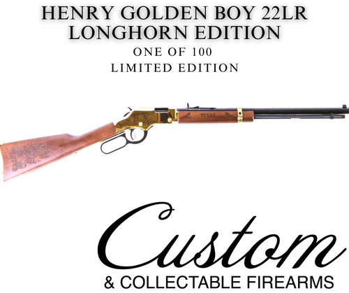 CNC Exclusive Henry H004 Golden Boy .22 LR  Longhorn Edition 1 of 100