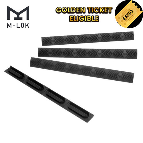 ERGO MLOK Rail Cover Black 4332-4PK-BK