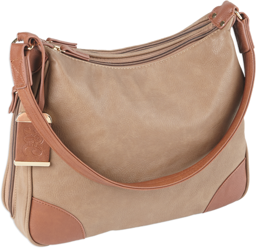 Bulldog Hobo Concealed Carry Purse Tan BDP-014